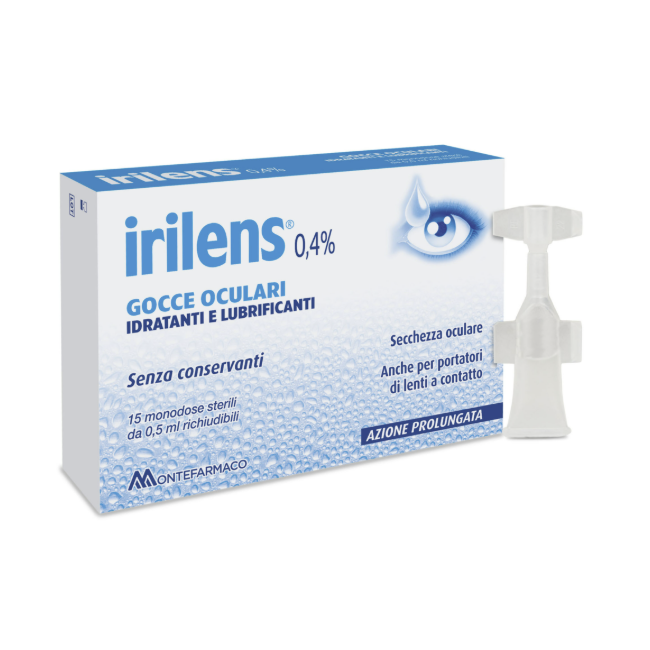 Montefarmaco Gocce Oculari Irilens 10 Flaconcini Da 0,5 Ml
