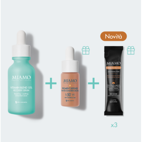 Miamo Vitamin Blend 15% Recovery Serum - Siero viso per le difese della pelle 30 ml Miamo Vitamin Blend 15% Recovery Serum - Siero viso per le difese della pelle 30 ml