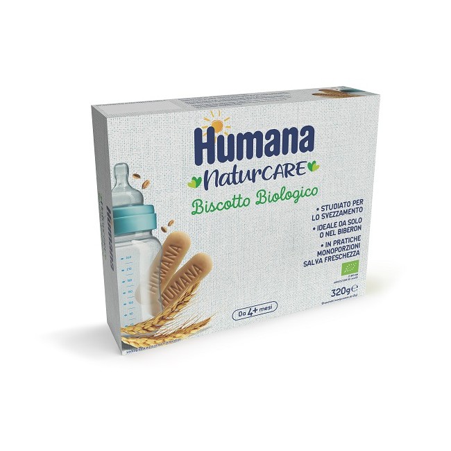 320 g di Humana Naturcare Biscotto Biologico. 320 g di Humana Naturcare Biscotto Biologico.