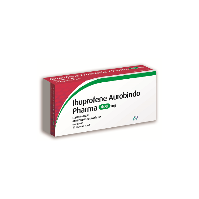 Ibuprofene Aurobindo Pharma 400 Mg Capsule Molli Medicinale Equivalente Ibuprofene Aurobindo Pharma 400 Mg Capsule Molli Medicinale Equivalente