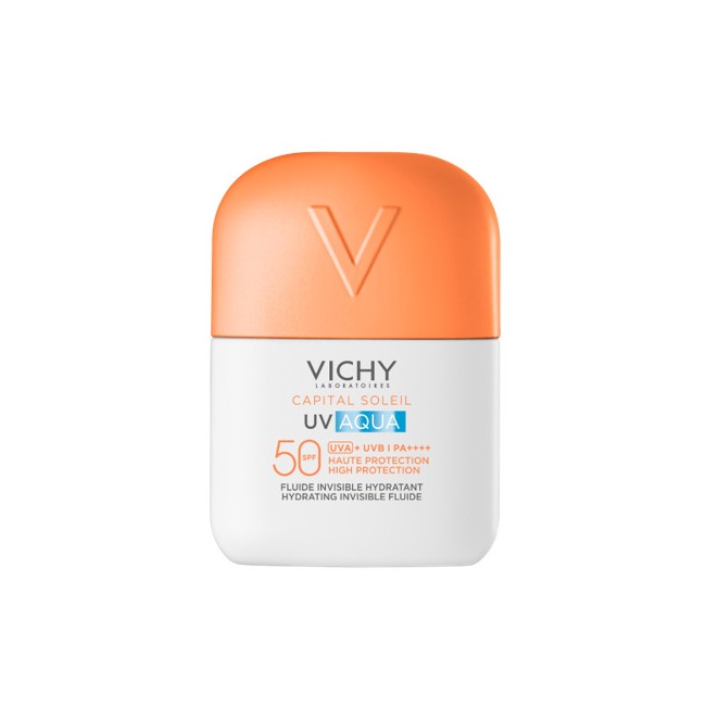 Vichy Capital Soleil UV Aqua SPF50 Fluido solare invisibile 24h