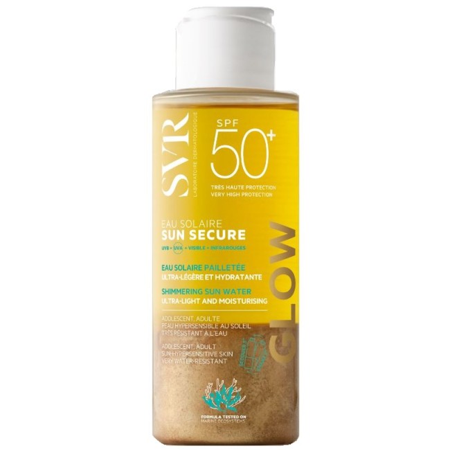 SVR Sun Secure Eau Solaire Glow SPF50+ Acqua solare illuminante