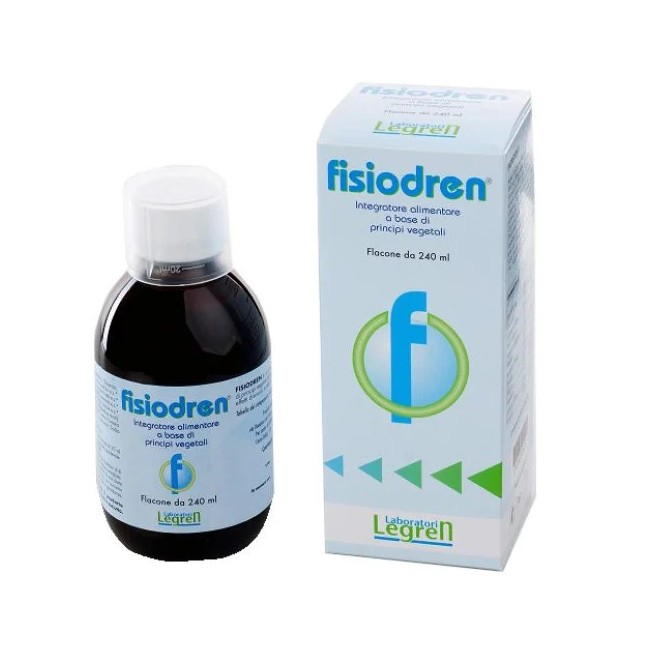 Fisiodren drenante liquido 240 ml integratore depurativo a base di estratti vegetali.