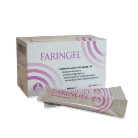 Confezione da 20 stick di Faringel Plus Confezione da 20 stick di Faringel Plus