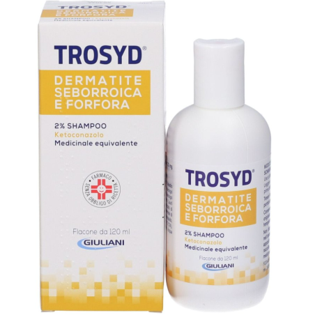 Trosyd 2% Shampoo Dermatite seborroica e forfora 120 ml