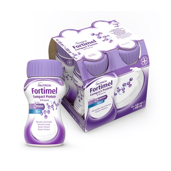 Danone Nutricia Fortimel Compact Protein Gusto Neutro 4 Bottiglie Da 125 Ml Danone Nutricia Fortimel Compact Protein Gusto Neutro 4 Bottiglie Da 125 Ml