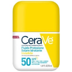 Cerave Fluido Protezione Solare Invisibile SPF50 pelle normali secche 50 ml