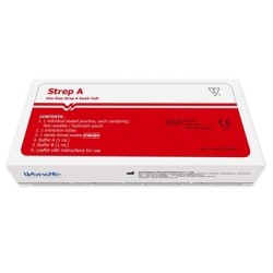 TEST AUTODIAGNOSTICO ONE STEP STREP A RILEVAZIONE QUALITATIVA ANTIGENI STREPTOCOCCO A IN TAMPONE FARINGEO 1 PEZZO