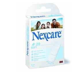 Nexcare Soft 20 Cerotti Preparati Delicati per Pelli Sensibili 25x72mm