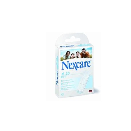 Nexcare Soft 20 Cerotti Preparati Delicati per Pelli Sensibili 25x72mm