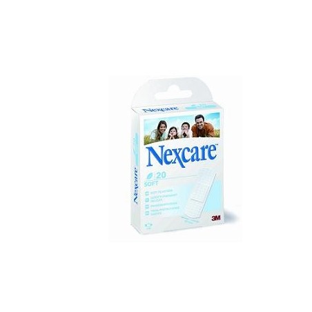 Nexcare Soft 20 Cerotti Preparati Delicati per Pelli Sensibili 25x72mm Nexcare Soft 20 Cerotti Preparati Delicati per Pelli Sensibili 25x72mm