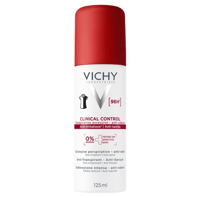 Vichy Deo Clinical Control Aereosol deodorante spray sudorazione intensa 125 ml Vichy Deo Clinical Control Aereosol deodorante spray sudorazione intensa 125 ml