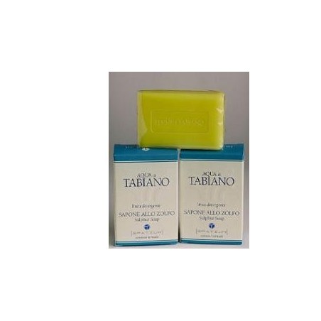 Aqua di Tabiano sapone allo zolfo per pelli impure e piaghe 100 g Aqua di Tabiano sapone allo zolfo per pelli impure e piaghe 100 g