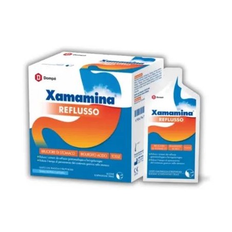 Dompè Farmaceutici Xamamina Reflusso 25 bustine per acidità bruciore di stomaco
