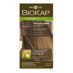 Bios Line Biokap Nutricolor Delicato 8,03 New Biondo Chiaro Naturale Tinta 140 Ml