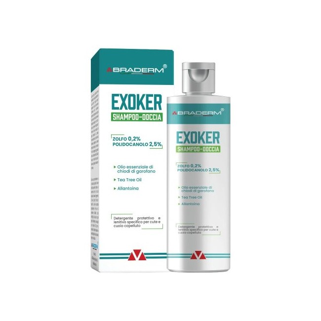 Braderm Exoker Shampoo Doccia 150 Ml Braderm Exoker Shampoo Doccia 150 Ml