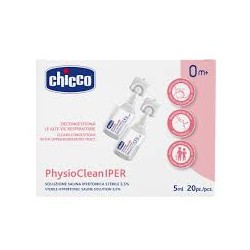 Chicco Soluzione Salina Ipertonica Physioclean Iper 20 Pezzi Da 5 Ml