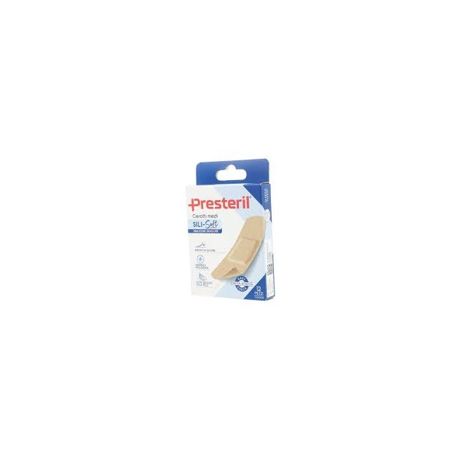 Corman Cerotto Presteril Sili-soft Skin 7,2x2 Cm 12 Pezzi