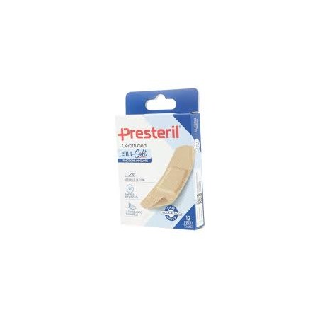 Corman Cerotto Presteril Sili-soft Skin 7,2x2 Cm 12 Pezzi
