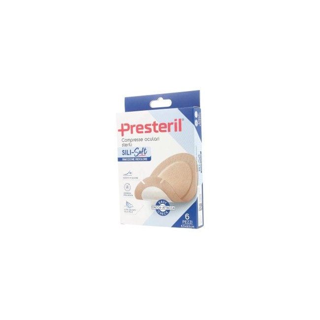 Corman Compressa Oculare Presteril Sili-soft Skin 6,5x9,5 Cm 6 Pezzi Corman Compressa Oculare Presteril Sili-soft Skin 6,5x9,5 Cm 6 Pezzi