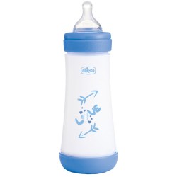 Chicco Biberon P5 300ml Fast Silicone Boy