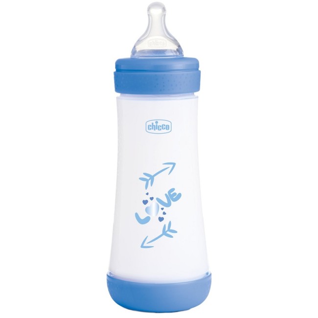 Chicco Biberon P5 300ml Fast Silicone Boy Chicco Biberon P5 300ml Fast Silicone Boy