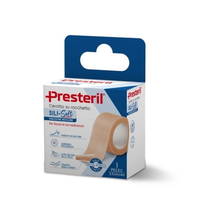 Corman Cerotto Presteril Sili-soft Skin In Rocchetto 2,5 Cm X 4 M