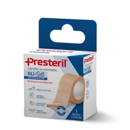 Corman Cerotto Presteril Sili-soft Skin In Rocchetto 2,5 Cm X 4 M