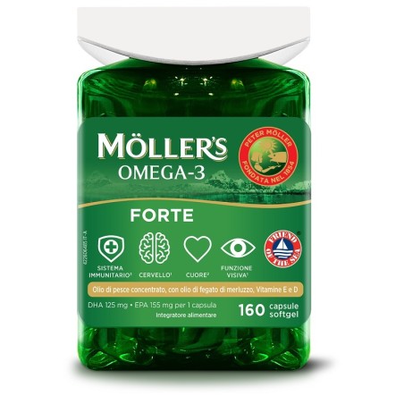 Difar Distribuzione Moller's Omega 3 Forte 160 Capsule