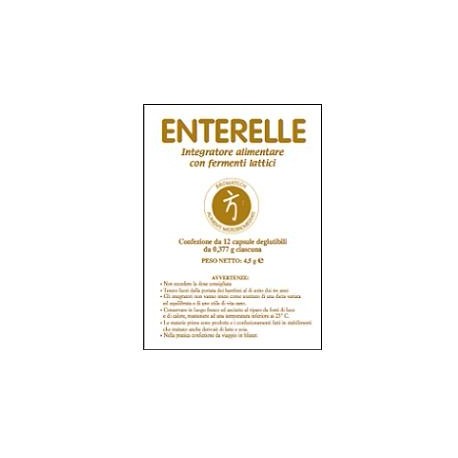 Enterelle 12 Capsule - Fermenti Lattici per Disturbi Intestinali