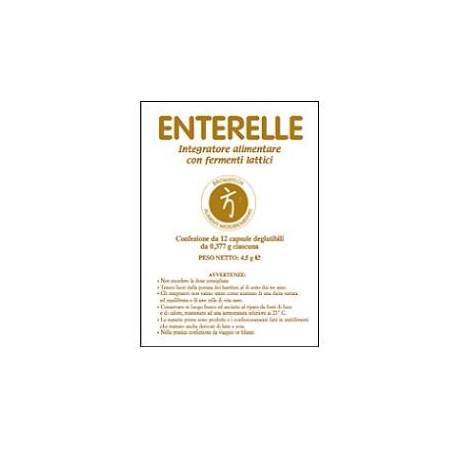 Enterelle 12 Capsule - Fermenti Lattici per Disturbi Intestinali Enterelle 12 Capsule - Fermenti Lattici per Disturbi Intestinali