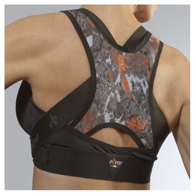 Dual Sanitaly Soc. Benefit Ekeep B2 Active Bra Reggiseno Posturale Sportivo Nero/fun 5