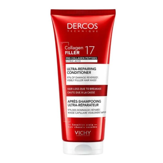 Dercos Collagen Filler 17 Balsamo Ultra Riparatore riduce la caduta dei capelli 200 ml Dercos Collagen Filler 17 Balsamo Ultra Riparatore riduce la caduta dei capelli 200 ml
