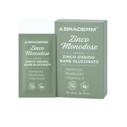 Zinco Monodose 10 Stick Da 10 Ml Braderm