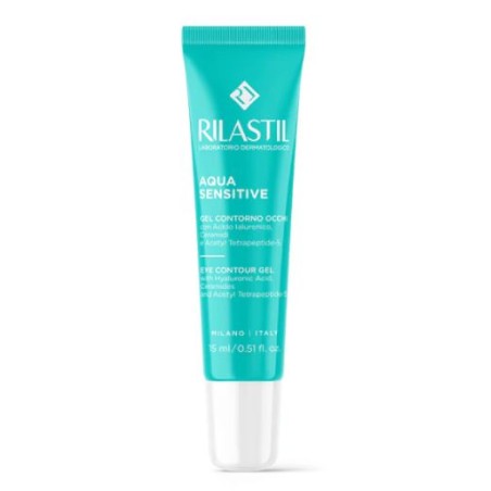 Rilastil Aqua Sensitive Gel Contorno occhi anti borse occhiaie 15 ml