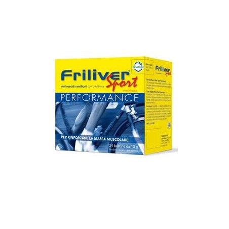 Friliver Sport Performance 24 Bustine Integratore di Aminoacidi Ramificati Friliver Sport Performance 24 Bustine Integratore di Aminoacidi Ramificati