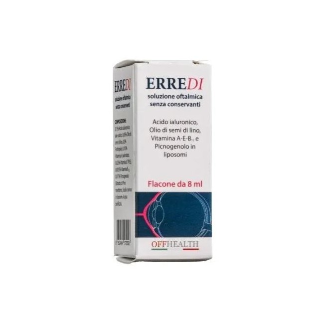 Offhealth Erredi Soluzione Oftalmica Senza Conservanti 8 Ml