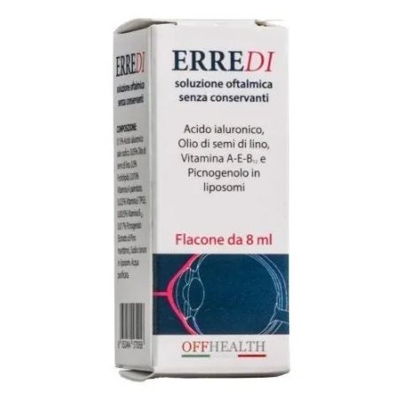 Offhealth Erredi Soluzione Oftalmica Senza Conservanti 8 Ml