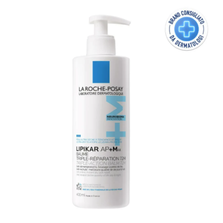 La Roche Posay Lipikar Baume AP+ Max balsamo riparatore per pelle secca screpolata 400 ml