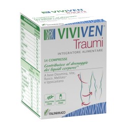 Viviven Traumi integratore drenante per gambe gonfie 14 compresse