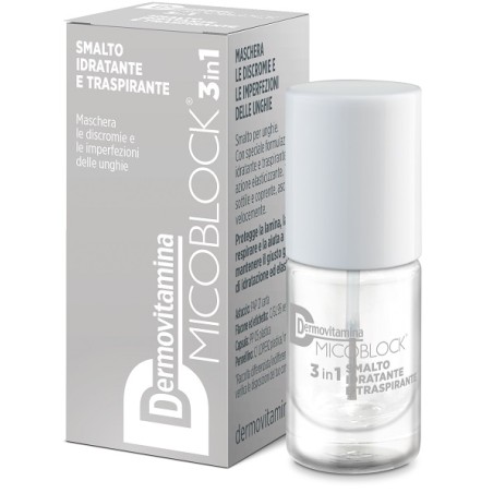 Pasquali Dermovitamina Micoblock Smalto Base&top Coat 19 Trasparente 5 Ml