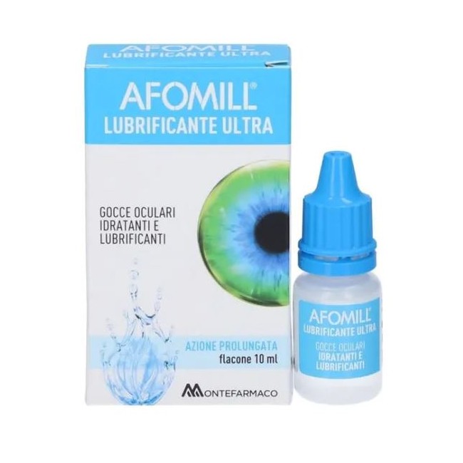 Montefarmaco Afomill Lubrificante Ultra Gocce Oculari 10 Ml