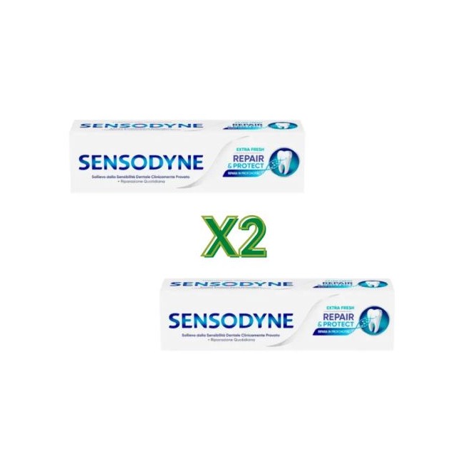 Haleon Sensodyne Repair & Protect Extra Fresh 2 Tubi Da 75 Ml