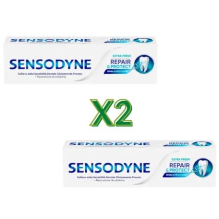 Haleon Sensodyne Repair & Protect Extra Fresh 2 Tubi Da 75 Ml