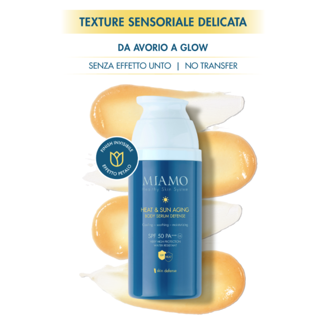 Miamo Skin Defense Heat and Sun body serum defense - Siero solare corpo SPF50+ 100 ml