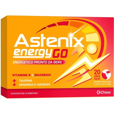 Astenix Energy Go Integratore Energetico 20 Bustine