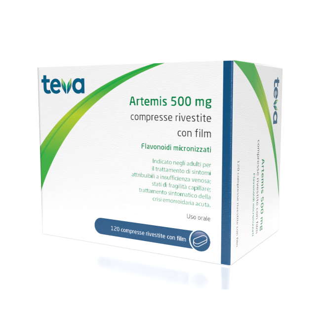 Teva Artemis 120 Compresse Rivestite 500mg