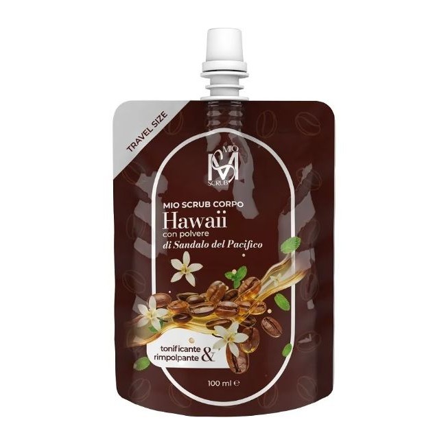 Mio Scrub Hawaii con polvere di Sandalo del Pacifico esfoliante corpo tonificante & rimpolpante 100 ml