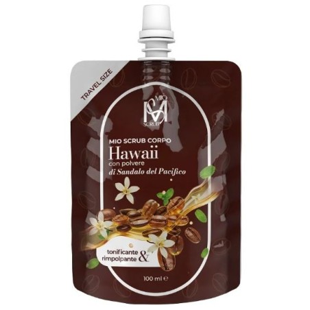 Mio Scrub Hawaii con polvere di Sandalo del Pacifico esfoliante corpo tonificante & rimpolpante 100 ml