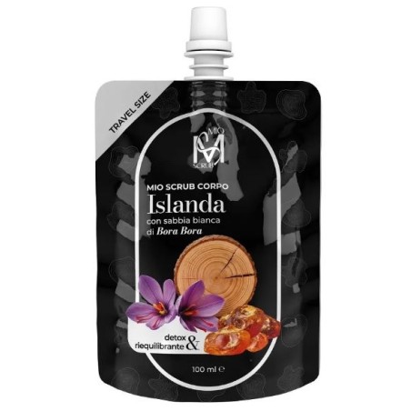 Mio Scrub Islanda con sabbia bianca di Bora Bora esfoliante corpo detox & riequilibrante 100 ml